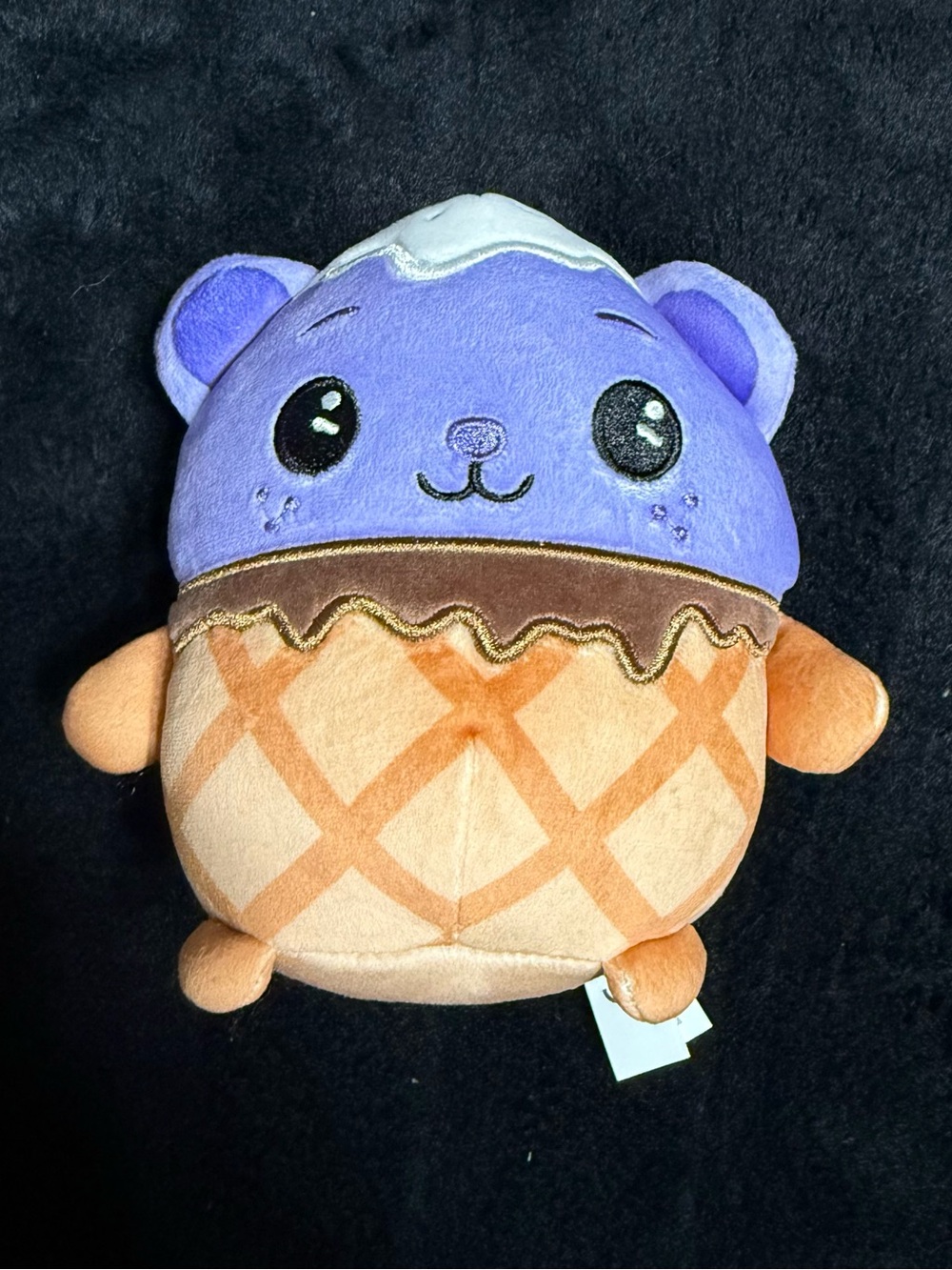 Mariah Elizabeth Ice Cream Bear Plush Waffle Cone Cute Collectible